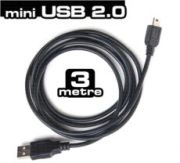 Dark DK-CB-USB2MINIL300 Mini USB 2.0 3m Şarj ve Data Kablosu