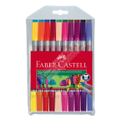Faber-Castell Keçeli Boya Kalemi Çift Yönlü 20 Renk 15 11 19