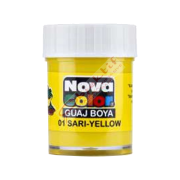 Nova Color Guaj Boya Şişe 12 Lİ Sarı NC-103