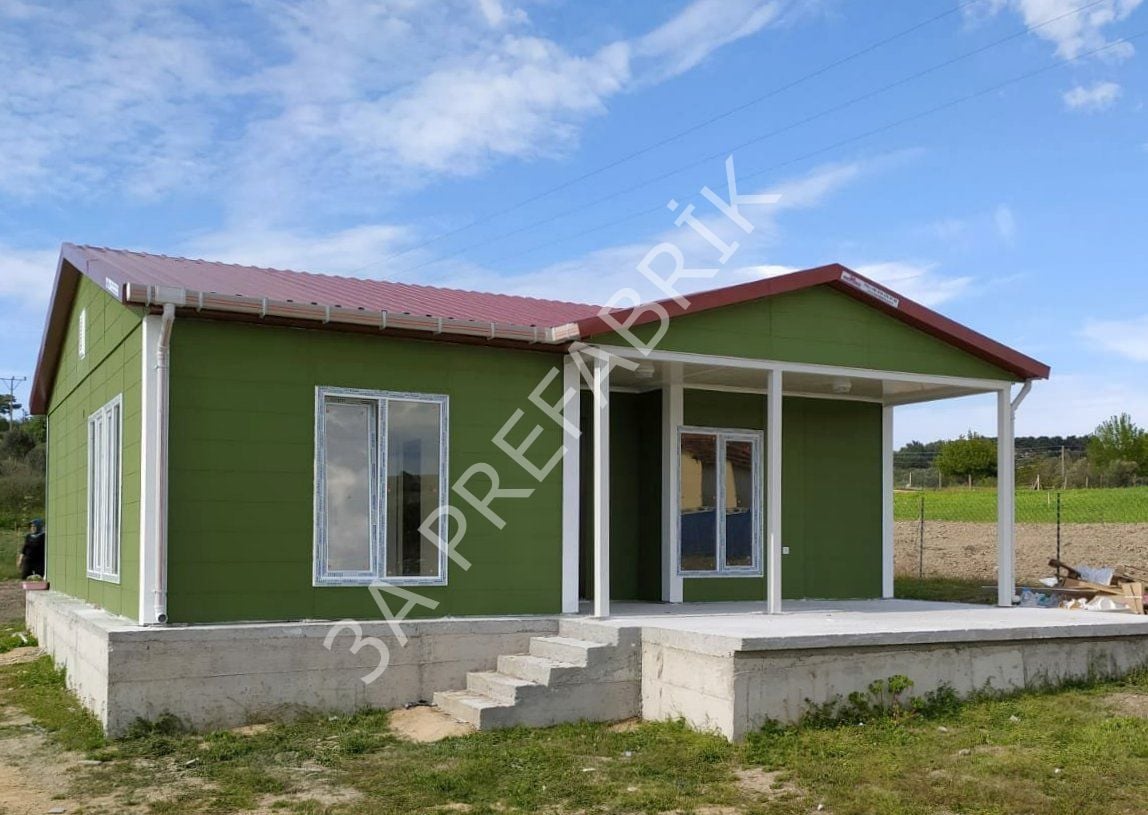 Tek Katlı Prefabrik Bina 82m2.- 3A Prefabrik