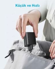 Anker 336 Şarj Cihazı 67W 3 Port Siyah - A2674