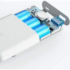 Anker PowerCore II 10000 mAh Taşınabilir Şarj Aleti Powerbank - PowerIQ 2.0 (18W'a kadar çıkış gücü) - Beyaz - A1230H21 - OFP