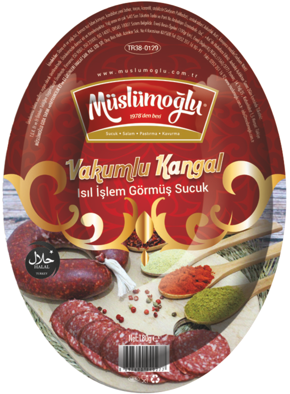 Vakumlu Kangal Sucuk 180 gr