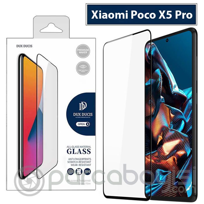 Dux Ducis Xiaomi Poco X5 Pro Full Kaplama Cam Ekran Koruyucu