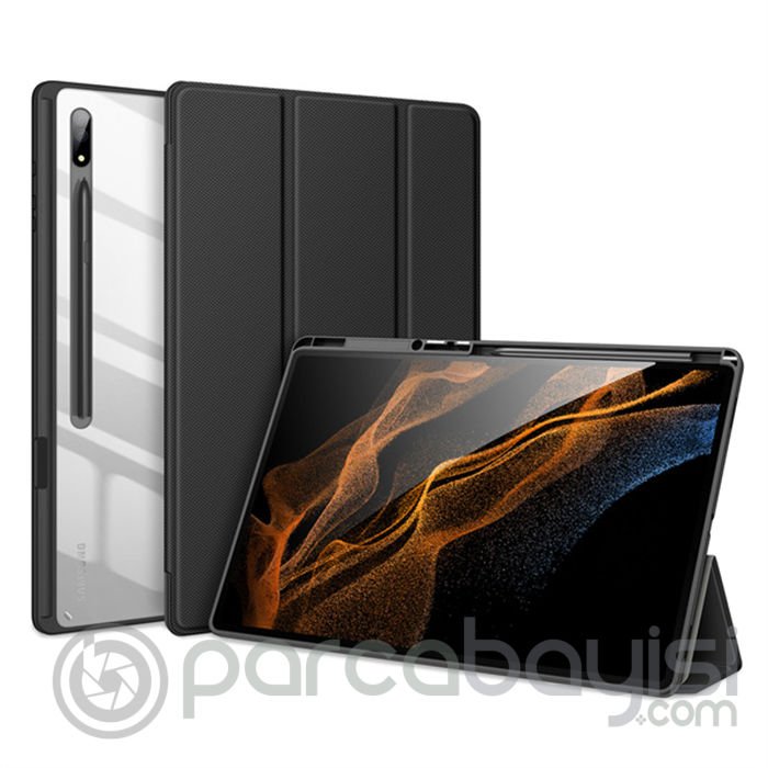 Dux Ducis SM Galaxy Tab S8 Ultra (X900-X906) Kılıf Toby Series Kalem Yerli Manyetik Kapaklı Kılıf