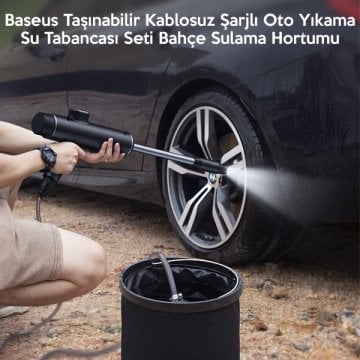 Baseus Taşınabilir Kablosuz Şarjlı Oto Yıkama Sistemi