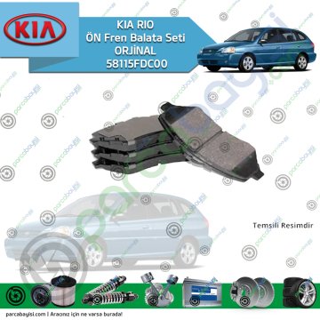 Kia Rio Ön Fren Balata Seti Orjinal | 58115Fdc00