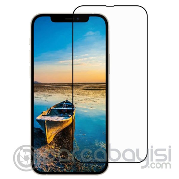 Ally iPhone 13 - 13 Pro 6.1 9D Full Tempered Cam Ekran Koruyucu