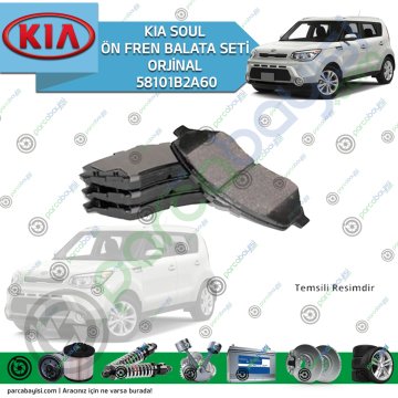 Kia Soul Ön Fren Balata Seti Orjinal | 58101B2A60