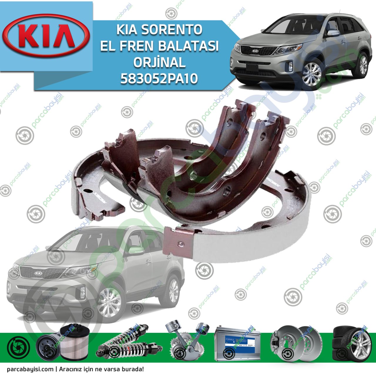 Kia Sorento El Fren Balatası Orjinal 583052Pa10