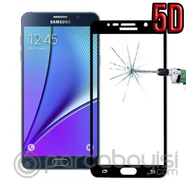 Ally Samsung Galaxy Note 5 5d Full Kırılmaz Cam Ekran Koruyucu