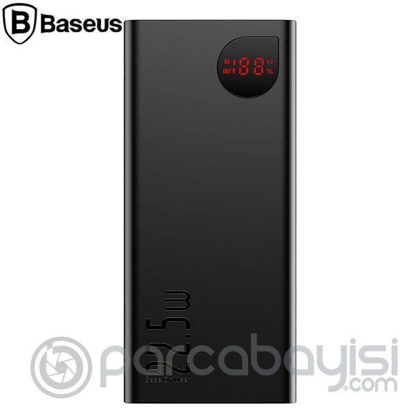 Baseus Adaman 22.5W Hızlı Şarj 10000mAh Power Bank Metal Kasa Digital dijital gösterge