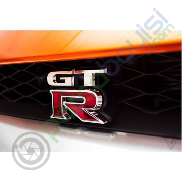 Gtr Metal 3D Amblem Ön Panjur Logosu Orjinal Style Kırmızı