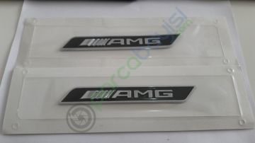 Amg 3D Metal Monogram Siyah Amblem Logo Sticker Kaliteli