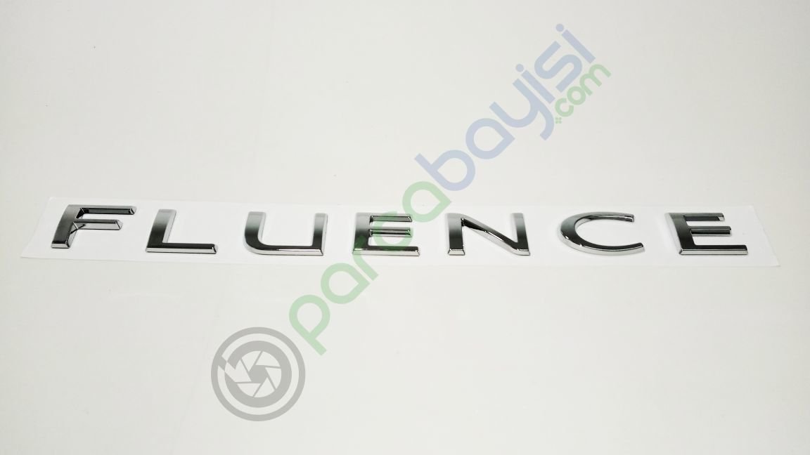 Renault Fluence İçin Krom Monogram Amblem Arka Yazı
