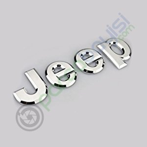 Jeep 3D Metal Monogram Sticker Metal Amblem