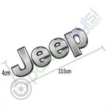 Jeep 3D Metal Monogram Sticker Metal Amblem