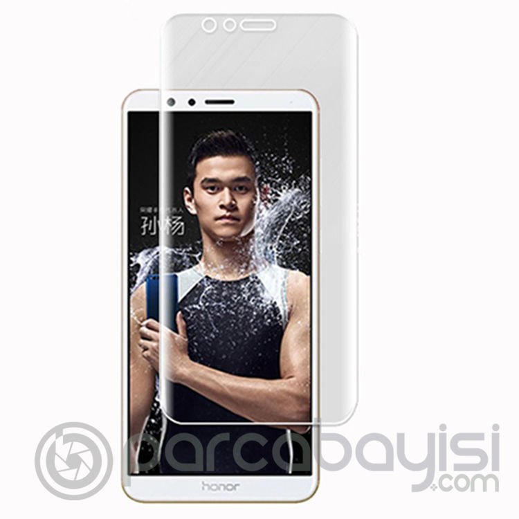 Huawei Honor 7x 3d Nano Tpu Şeffaf Full Ekran Koruyucu