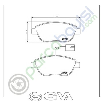 Fiat Stılo Ön Balata Seti 2005 Sonrası 77364875-77364473-77363958