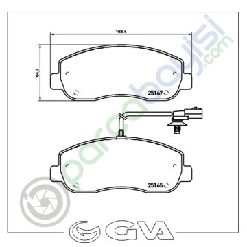 Renault Master Ön Balata Seti 2010 Sonrası 410603847R-410601061R-4106000Q0L