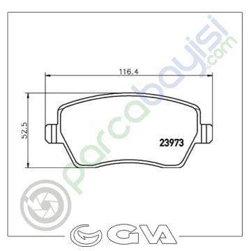 Suzuki Swift Ön Balata Seti 2005 Sonrası 41060Ax625-Wva23973