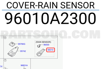 Kia Stonic Yağmur Sensör Kapağı Orjinal | 96010A2300