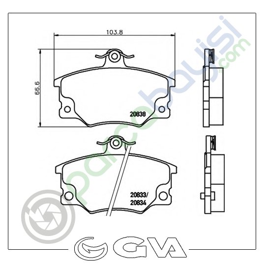 Fiat Tempra Ön Balata Seti 5892735-77362185