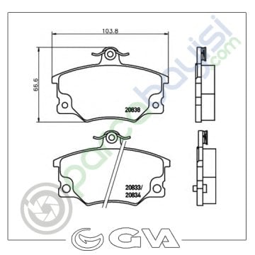 Fiat Tempra Ön Balata Seti 5892735-77362185