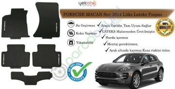 Porsche Macan Suv 2014 Lüks Lateks Paspas