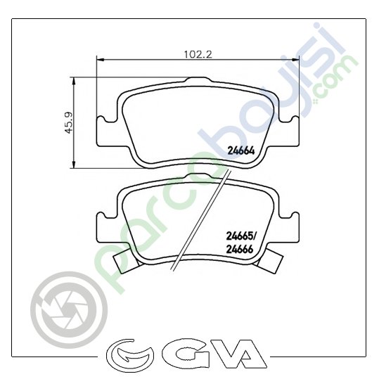 Toyota Auris Arka Balata Seti 2007 Sonrası 0446602180-0446602170