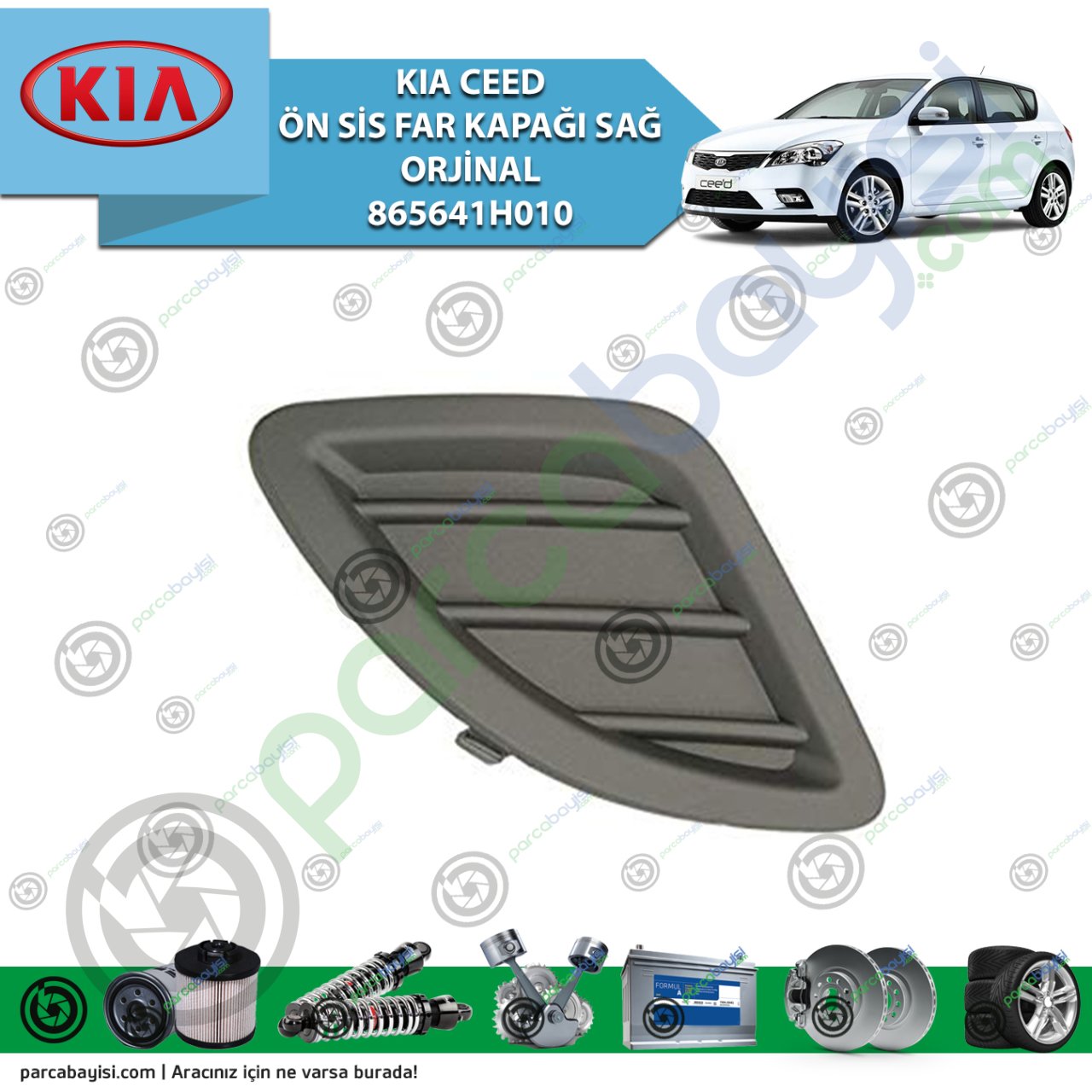 Kia Ceed Ön Sis Far Kapağı Sağ Orjinal 865641H010