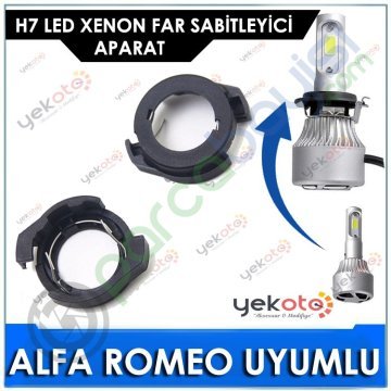 Alfa Romeo H7 Led Xenon Far Bağlantı Soketi Sabitleyici Aparat 2 Adet