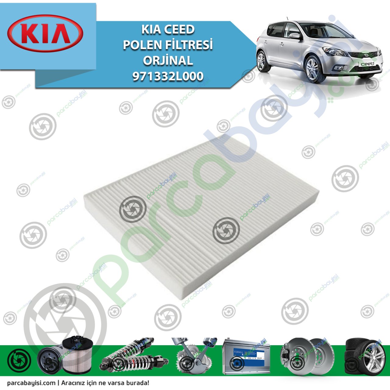 Kia Ceed Polen Filtresi Orjinal 971332L000