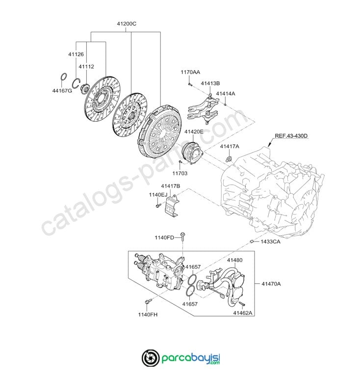 Kia Dct Kavrama Sekmanı Orjinal | 410682D000