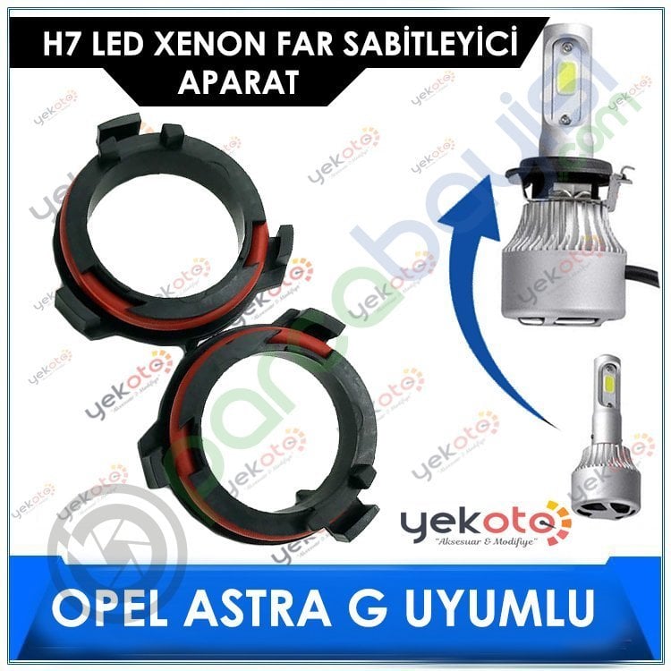 Opel Astra G H7 Led Xenon Far Bağlantı Soketi Sabitleyici Aparat 2 Adet Tk-118