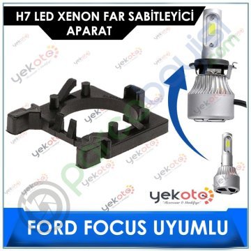 Ford Focus H7 Led Xenon Far Bağlantı Soketi Sabitleyici Aparat 2 Adet Tk-104 Md2