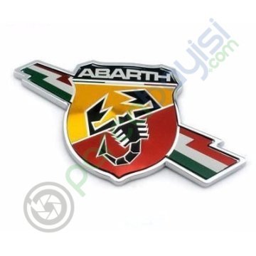 Abarth Metal 3D Amblem Logo Orjinal Kalite (2 Adet)