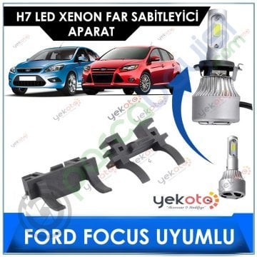 Ford Focus H7 Led Xenon Far Bağlantı Soketi Sabitleyici Aparat 2 Adet Tk-116