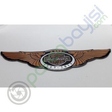 Harley Davidson 110.Year Amblem Logo Sticker Kaliteli