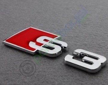 S3 Metal 3D Logo Amblem Sticker