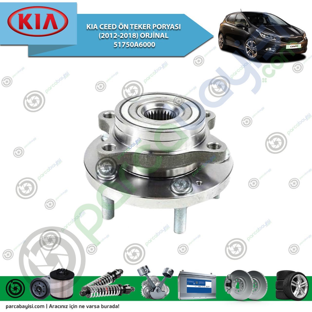 Kia Ceed Ön Teker Poryası (2012-2015) Orjinal | 51750A6000