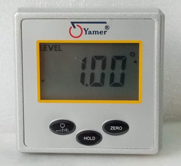 Mini Dijital Eğim Ölçer Manyetik Taban Pilli Model - 4x90°/0,05°