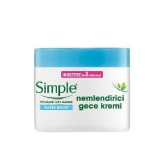 Simple Water Boost  Nemlendirici Gece Kremi 50ml