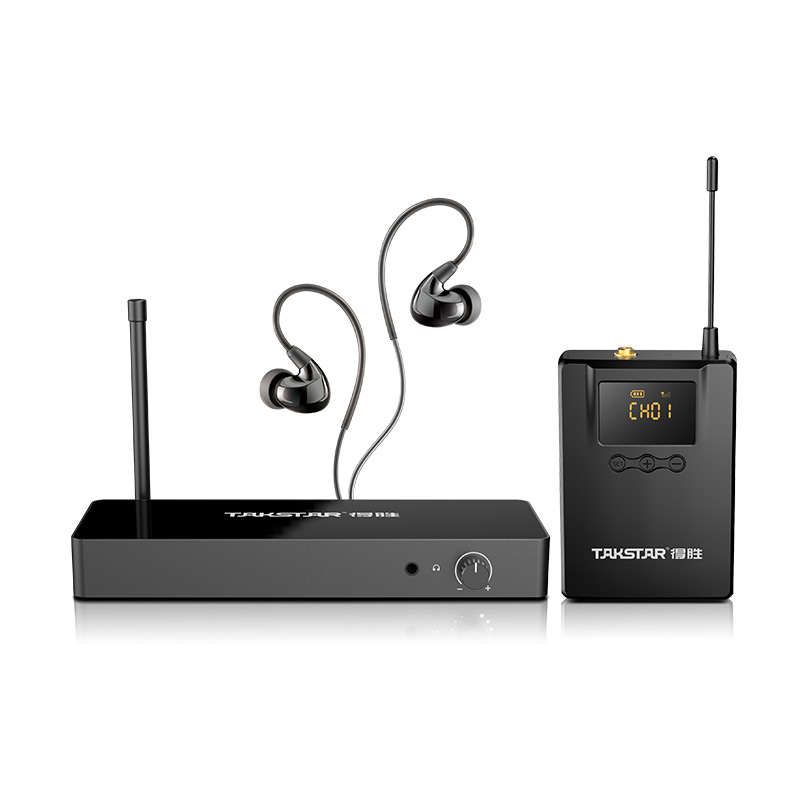 Takstar WPM300 Kablosuz 520-600 Mhz In Ear UHF Kulakiçi 10 Kanallı Monitör Sistemi