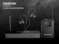 Takstar WPM300 Kablosuz 520-600 Mhz In Ear UHF Kulakiçi 10 Kanallı Monitör Sistemi