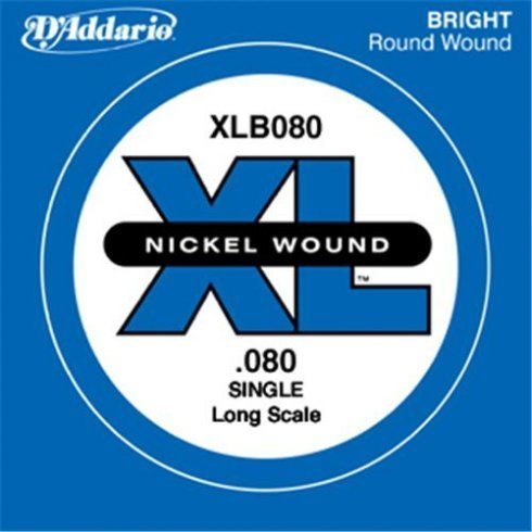 BAS GİTAR TEK TEL, (LA), XL NICKEL WOUND, 0.080 GAUGE, LONG SCALE, BRIGHT, ROUND WOUND