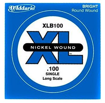 BAS GİTAR TEK TEL, (Mİ), XL NICKEL WOUND, 0.100 GAUGE, LONG SCALE, BRIGHT, ROUND WOUND