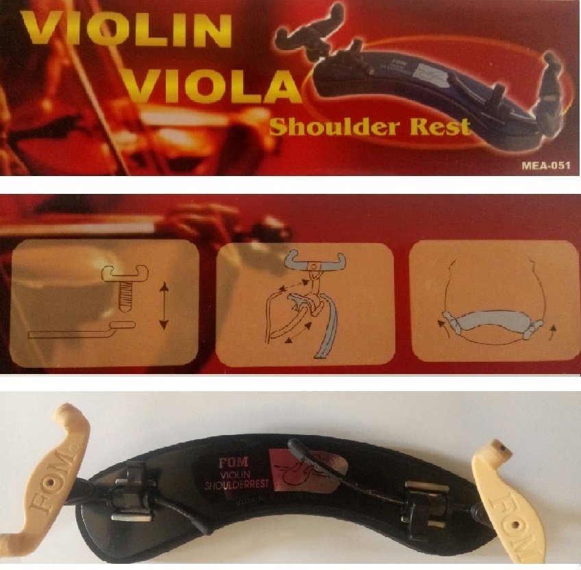 VİOLA & KEMAN YASTIĞI, 3/4-4/4, SHOULDER REST, WOLF TİPİ