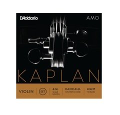 KEMAN TEL SETİ, KAPLAN AMO, 4/4 SCALE, LIGHT TENSION, SYNTETHIC CORE