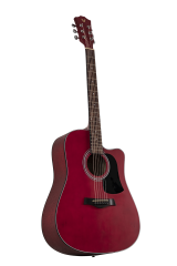 VALLER AG240-RD Kırmızı Akustik Gitar